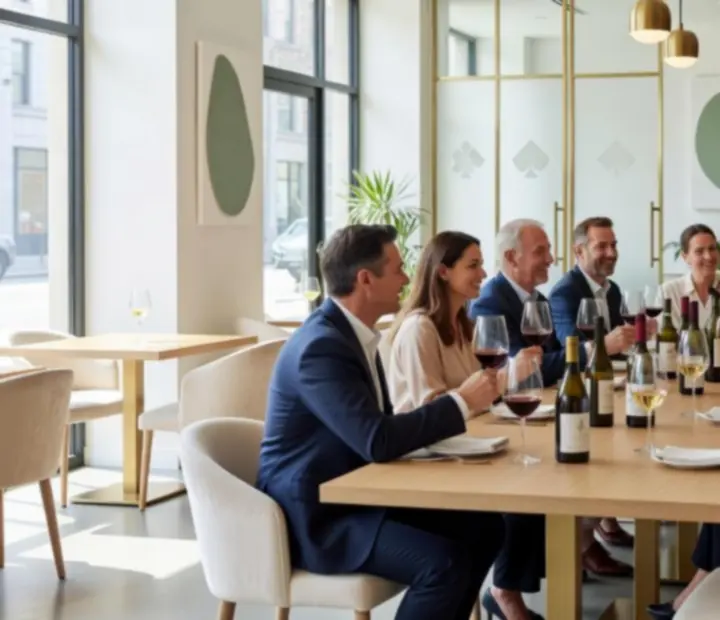 Degustace vín v elegantní restauraci Vinný Salon